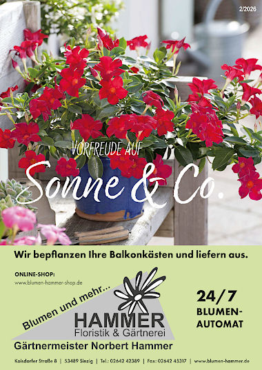 Blumen Hammer Prospekt 'Schöne Zeiten' 2026